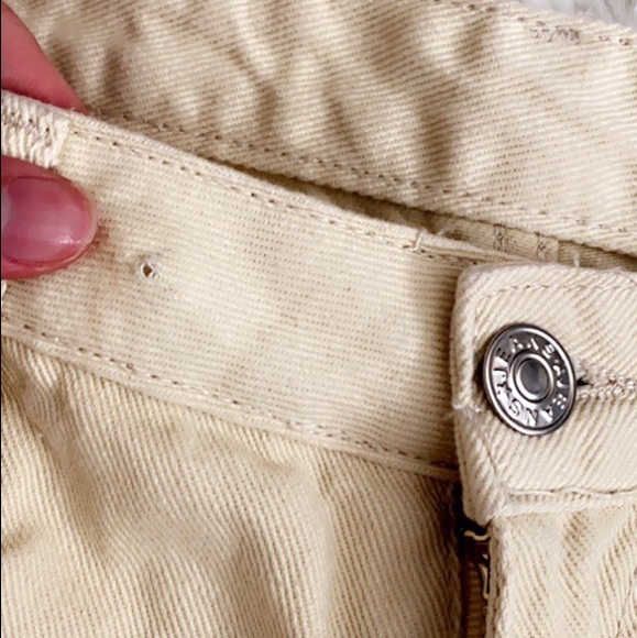 SHEIN High Waist Fold Pleat Roll Hem Jeans - Picture 4 of 4